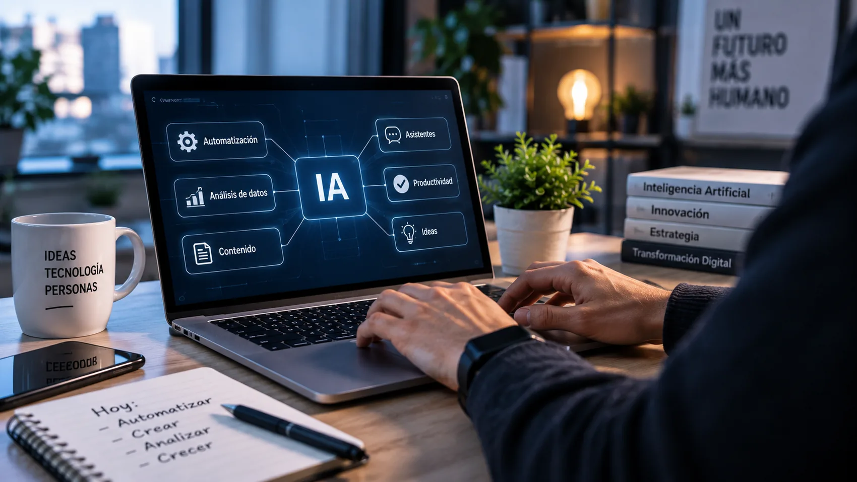 Inteligencia artificial para emprendedores y pequeños negocios